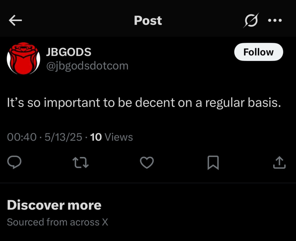 Pharaoh sends a message on twitter